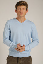 חולצת סריג עם צווארון וי | קנת קול