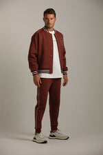 מכנסי ג'וגר בגזרת טייפר עם פס צד | קנת קול