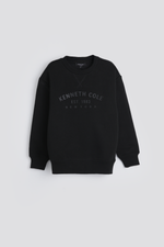 סווטשירט ממותג עם צווארון עגול | קנת קול