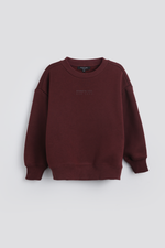 סווטשירט ממותג בגזרת קרופ | קנת קול