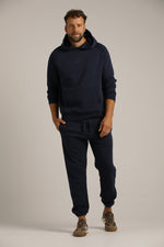 מכנסיים ארוכים עם הדפס לוגו לגברים | קנת קול