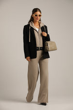 ג'קט עם סיומת גומי ממותגת | קנת קול