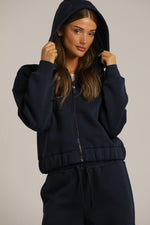 סווטשירט קפוצ'ון בגזרת קרופ | קנת קול