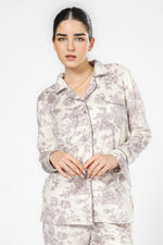 פיג'מה מכופתרת מינק