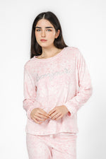 פיג'מה פייזלי קטיפה