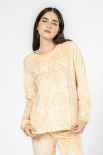 פיג'מה פייזלי קטיפה