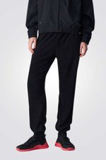 מכנסי פליז ארוכים בצבע שחור