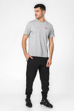 טישירט לגברים בצבע אפור