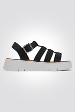 סנדלים לנשים SINT. TACCO SUP. 3 CM בצבע שחור ולבן