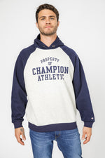 סווטשירט לגברים LEGACY בצבע כחול ושמנת