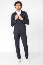 חליפה מחוייטת TRAVEL בצבע נייבי - MASHBIR//365