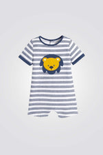 אוברול פיג'מה פסים לתינוקות - MASHBIR//365
