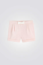 מכנסיים קצרים בצבע ורוד בהיר לתינוקות - MASHBIR//365