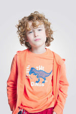 טישירט קצרה לילדים בצבע כתום - MASHBIR//365