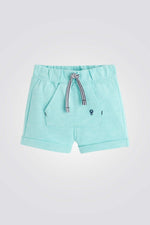 מכנסיים קצרים לתינוקות בצבע תכלת