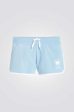 מכנסיים קצרים לילדות בצבע תכלת