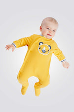 אוברול פיג'מה נמר בצבע צהוב - MASHBIR//365