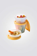 סט 3 קערות עם מכסה 240-800 מ"ל