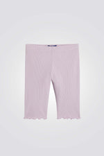 טייץ קצר לילדות בצבע סגול