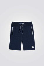 מכנסי טריקו קצרים לילדים בצבע כחול נייבי