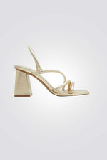 נעלי עקב לנשים דגם LUXE זהב