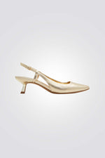 סנדל עקב לנשים דגם ODDETTE זהב