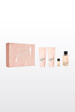 מארז בישום לאישה 100 מ"ל + 5 מ"ל + תחליב גוף 100 מ"ל + ג'ל רחצה 100 מ"ל GORGEOUS E.D.P