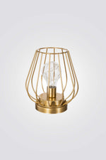 מנורת לד 17 ס"מ זהב