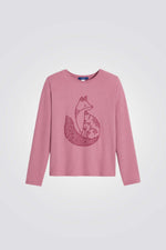 טישירט עם שרוולים ארוכים לילדות