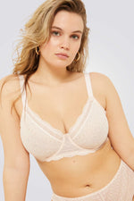 חזיית תחרה IDOLE בצבע שמנת