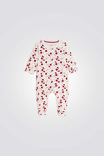 אוברול פיג'מה לתינוקות הדפס פרחוני