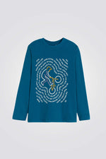 טישירט לילדים עם שרוולים ארוכים