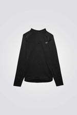 חולצה ארוכה לגברים בצבע שחור