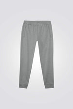 מכנסי אימון ארוכים לגברים בצבע אפור