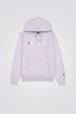 סווטשירט קפוצ'ון לנשים בצבע סגול לילך