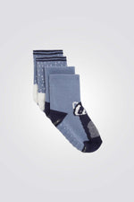 מארז שני זוגות גרביים לתינוקות בצבע כחול