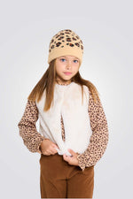 ווסט דמוי פרווה בצבע לבן לילדות