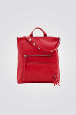 תיק גב לנשים בצבע אדום