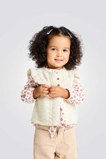 סריג ווסט לתינוקות בצבע בז'