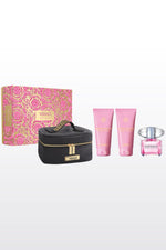 מארז בישום לאישה 90 מ"ל + ג'ל רחצה 100 מ"ל + תחליב גוף 100 מ"ל + תיק איפור BRIGHT CRYSRTAL E.D.T