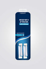 ארבעה ראשי מברשת אוניברסליים תואם ORAL-B