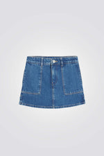 חצאית ג'ינס קצרה לילדות