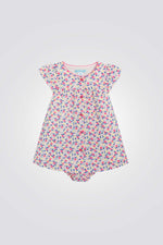 שמלה לתינוקות עם הדפס פרחוני