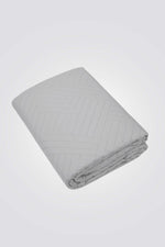 שמיכת קיץ מיקרופייבר 200/150 ס"מ בצבע אפור בהיר