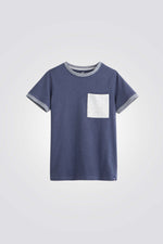 טישירט לילדים עם כיס בחזה