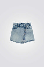 מכנסי חצאית ג'ינס לילדות