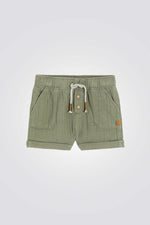 מכנסיים קצרים לתינוקות צבע חאקי