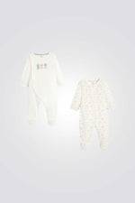 מארז 2 אוברול פיג'מה לתינוקות