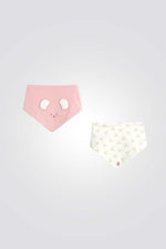 מארז סינרים לתינוקות בצבע ורוד ולבן