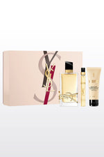 מארז בישום לאישה 90 מ"ל + 10 מ"ל + קרם גוף 50 מ"ל LIBRE E.D.P | איב סן לורן